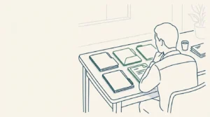 Ilustração editorial representando segregação de recursos entre projetos diferentes em organização sem fins lucrativos